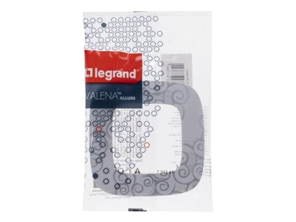 Legrand VALENA ALLURE -yksittäiskehys, arabesque-kromi (754341)