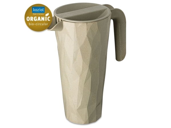 koziol Club, Kande, 1,5 L, beige, rund, 122 mm, 193 mm koziol Club, Kande, 1,5 L, beige, rund, 122 mm, 193 mm