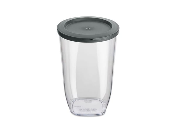 koziol Connect Dry M, Krukke, Rund, 1,5 l, Sort, Gjennomsiktig, 125 mm, 132 mm