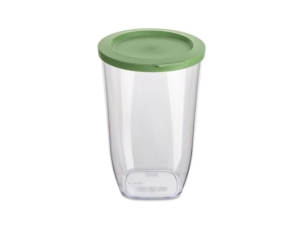 koziol Connect Dry M, Krukke, Rund, 1,5 l, Grønn, Gjennomsiktig, 125 mm, 132 mm