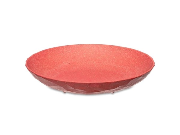 koziol Club, Middagstallerken, Rund, Rød, 22 cm, 35 mm, 4 stykker