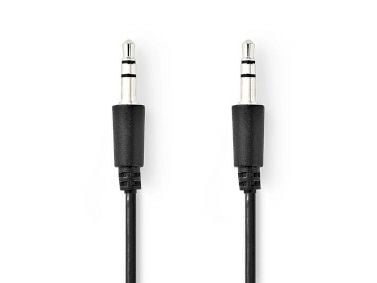 Nedis CAGL22005BK10, 3.5mm, Hankjønn, 3.5mm, Hankjønn, 1 m, Sort