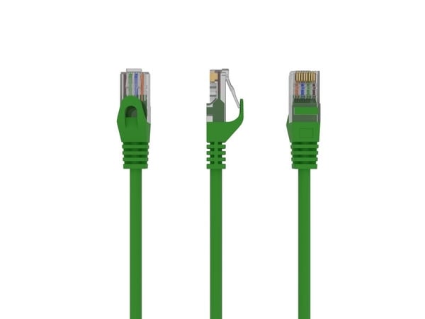 Cablexpert - Koblingskabel - RJ-45 (hann) til RJ-45 (hann) - 6.2 mm - UTP - CAT 6 - formstøpt, uten hindringer - grønn