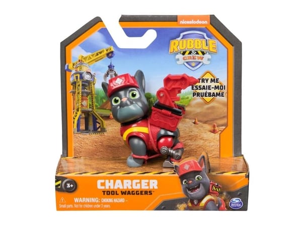 Rubble & Crew Charger Tool Wagger, 3 År, Grå, Rød