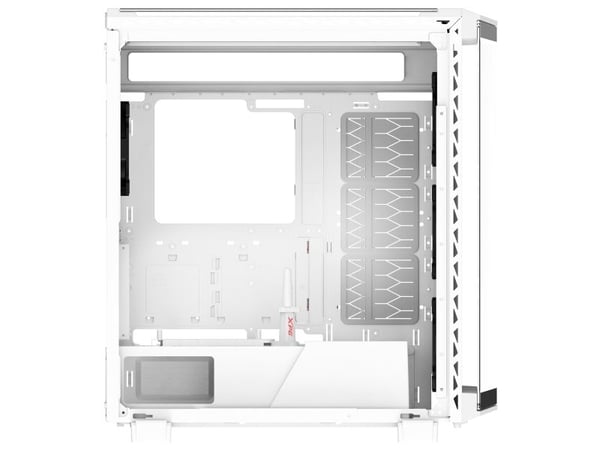 XPG BATTLECRUISER II ST, Midi Tower, PC, Hvit, ATX, EATX, Micro ATX, Mini-ITX, Rustfritt stål, Spilling