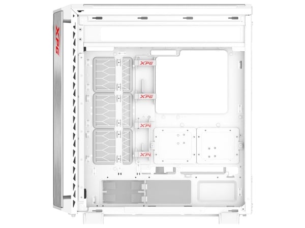 XPG BATTLECRUISER II ST, Midi Tower, PC, Hvit, ATX, EATX, Micro ATX, Mini-ITX, Rustfritt stål, Spilling