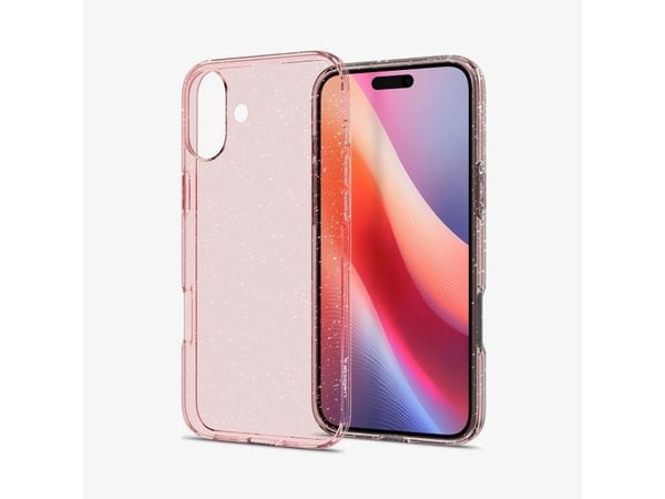Spigen Liquid Air, Etui, Apple, iPhone 16, 15,5 cm (6.1"), Rosa