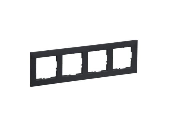 Legrand SEANO 4-grupps ram i 765474 i färgen antracit lackad 5 (765474)