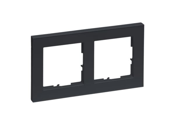 Legrand SEANO+2-jakkukehys 765482, väri antrasiittilakattu 5 (765482)