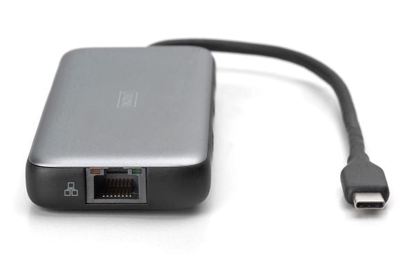DIGITUS - Dockningsstation - USB-C 3.2 Gen 2 - HDMI - 1GbE