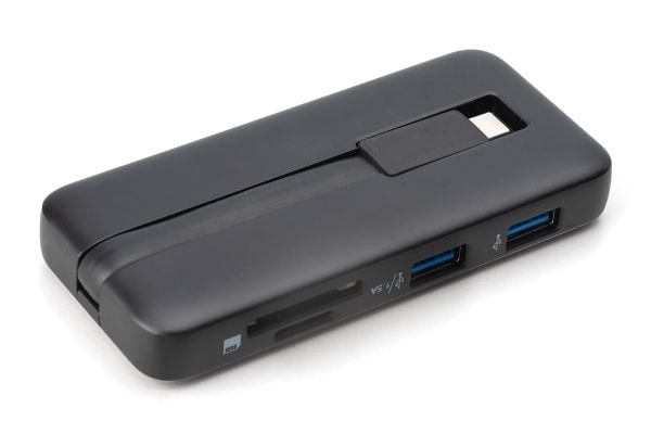 DIGITUS Travel - Dokkingstasjon - USB-C 3.2 Gen 1 - HDMI - 1GbE