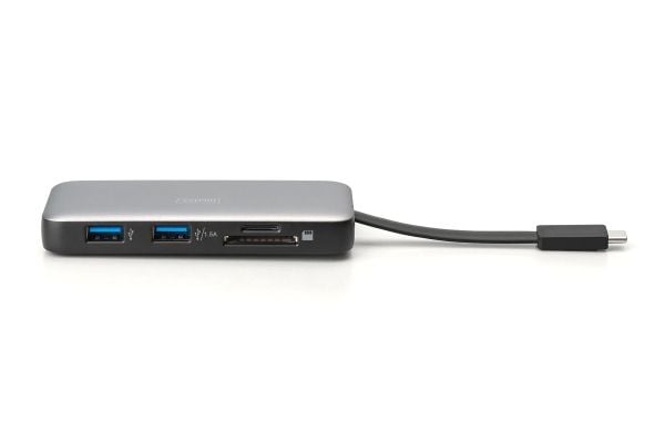 DIGITUS Travel - Dokkingstasjon - USB-C 3.2 Gen 1 - HDMI - 1GbE