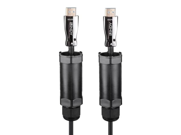 Lindy 38530, 30 m, HDMI Type A (Standard), HDMI Type A (Standard), 48 Gbit/s, Svart