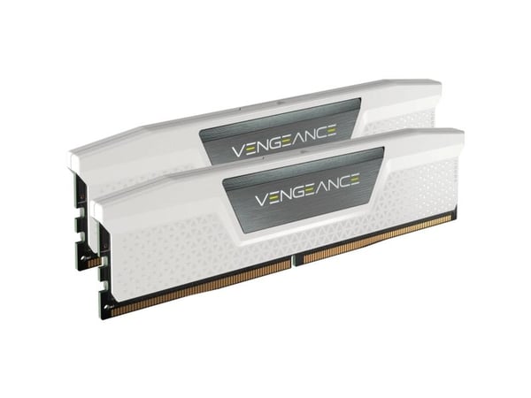 CORSAIR Vengeance - DDR5 - sett - 48 GB: 2 x 24 GB - DIMM 288-pin - 3000 MHz / PC5-48000 - CL30 - 1.4 V - hvit