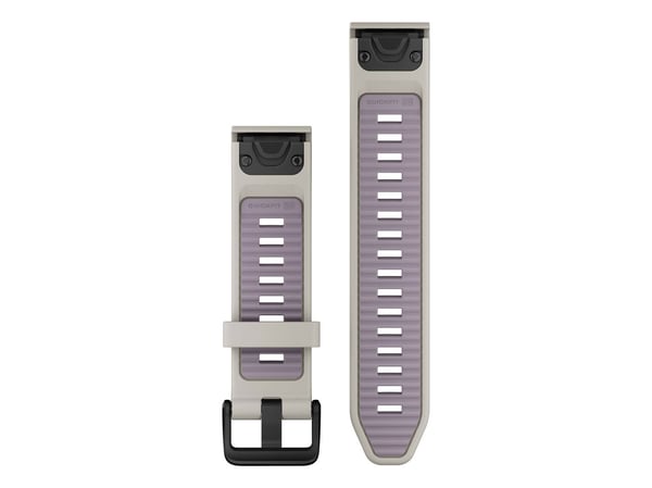 Garmin QuickFit armbånd 20 mm silikon tåke grå/lavendel (010-13391-03)