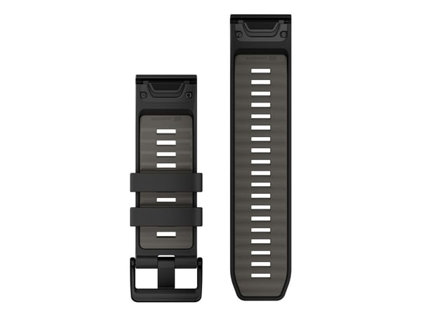 Garmin QuickFit-ranneke 26 mm silikoni musta/harmaa (010-13393-00)