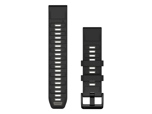 Garmin QuickFit-ranneke 22 mm silikoni musta/harmaa (010-13392-00)