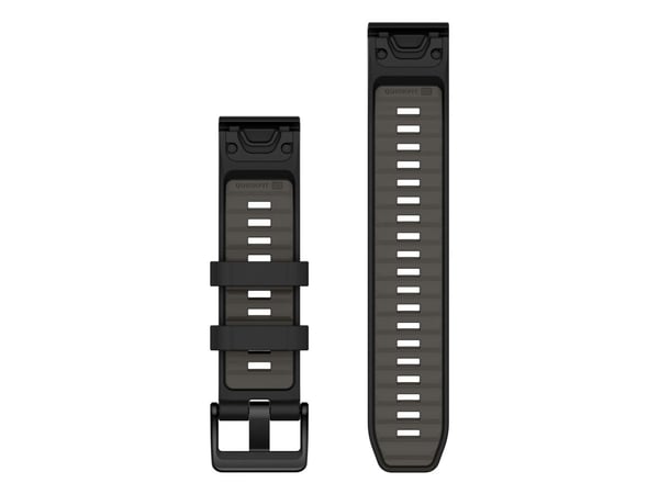Garmin QuickFit-ranneke 22 mm silikoni musta/harmaa (010-13392-00)