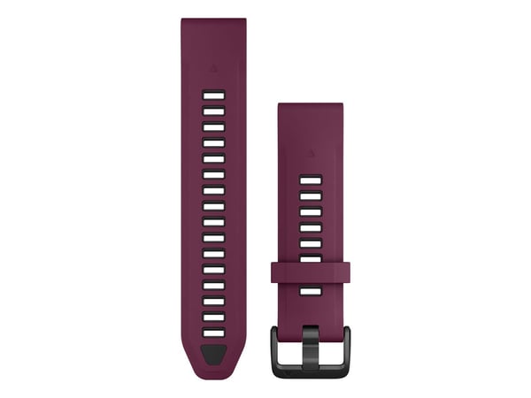 Garmin QuickFit-ranneke 20 mm silikoni merlot/grafiitti (010-13391-04)