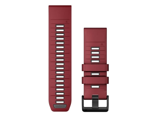 Garmin QuickFit-ranneke 26 mm silikoni Marsala/Graphite (010-13393-06)