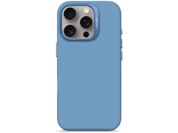 Dekoodattu silikonikotelo, kansi, Apple, iPhone 16 Pro, 16 cm (6,3"), sininen