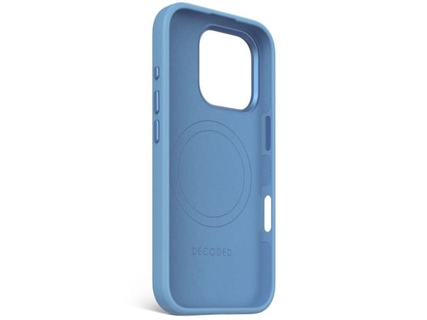 Decoded Silicone Case, Mobilskal, Apple, iPhone 16 Pro, 16 cm (6.3"), Blå