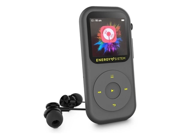 Energy Sistem Handy, MP4-spiller, 16 GB, LCD, FM-radio, svart, hodetelefoner inkludert