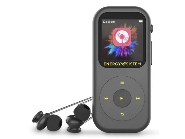Energy Sistem Handy, MP4-spiller, 16 GB, LCD, FM-radio, svart, hodetelefoner inkludert
