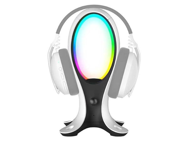 Subsonic SA5682, Hodesettstativ, 426 g, Sort, Hvit