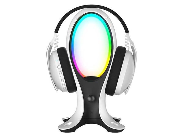 Subsonic SA5682, Hodesettstativ, 426 g, Sort, Hvit