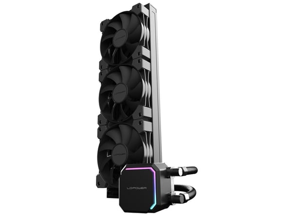 LC-Power LC-CC-360-B, alt-i-ett væskekjøler, 12 cm, 70 CFM, svart