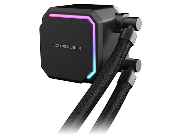 LC-Power LC-CC-360-B, alt-i-ett væskekjøler, 12 cm, 70 CFM, svart