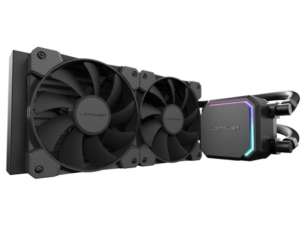 LC Power JetFlow - Væskekjølesystem for prosessor - Radiatorstørrelse: 240 mm - (for: LGA1150, LGA1151, LGA1155, LGA1156, LGA1200, LGA1366, LGA1700...