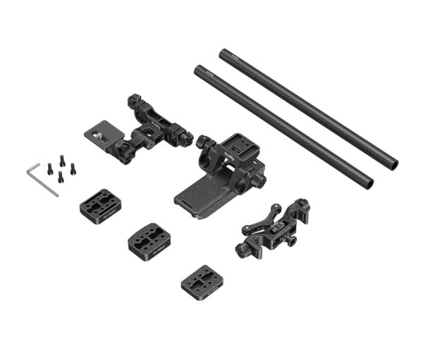 SmallRig 4722, Aluminium, Karbonfiber, Sort, Sony-objektiv: Sony SEL600F40GM?Sony FE 400mm f/2.8 GM OSS ?SEL14TC?SEL20TC Canon-objektiv: RF400..., ...