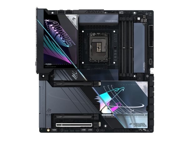 AORUS Z890 MASTER AI TOP - Hovedkort - utvidet ATX (E-ATX) - LGA1851-sokkel - Z890 Chipset - USB4, USB-C, USB 3.2 Gen 2, USB 3.2 Gen 1 - 2 x 2.5 Gi...
