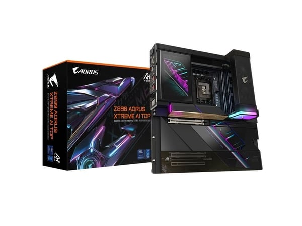 AORUS Z890 A XTREME AI TOP - Hovedkort - utvidet ATX (E-ATX) - LGA1851-sokkel - Z890 Chipset - USB4, USB 3.2 Gen 2, USB 3.2 Gen 1, USB-C 3.2 Gen 2x...