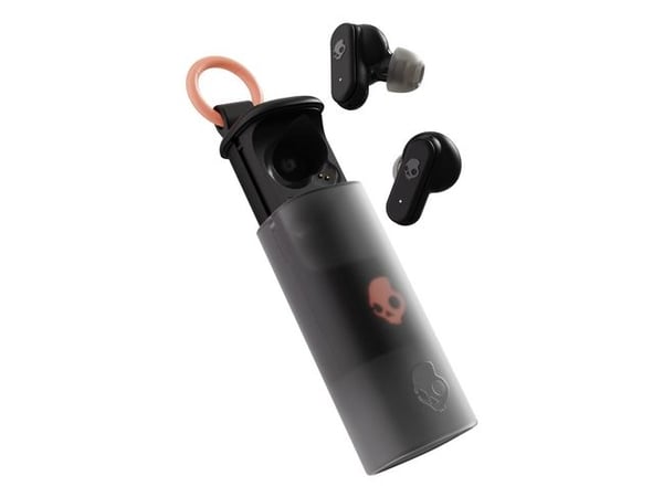 Skullcandy Dime Evo - True wireless-hodetelefoner med mikrofon - i øret - Bluetooth - lydisolerende - ekte svart