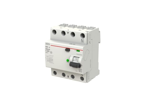 BUSCH JAEGER RCD FN440/B300 4P tyyppi B 40A 300mA (2CSF704556R3400)