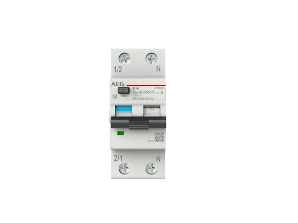 AEG DN100B16/A30, Jordfelsbrytare, IP20, IP40, 230 V