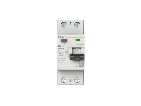 BUSCH JAEGER -virtasuoja FN240/A30 2P tyyppi A 40A 30mA (2CSF702156R1400)