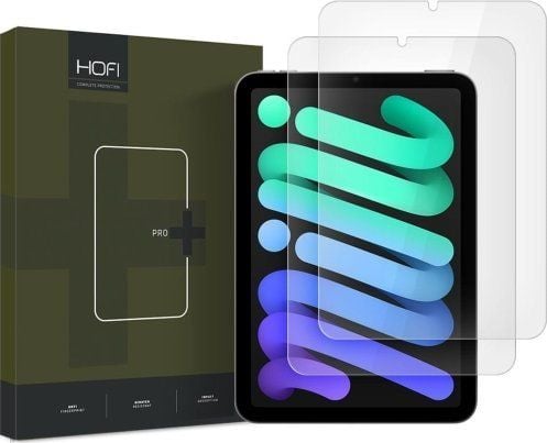 Hofi HERDET GLASS HOFI GLASS PRO+ 2-PAKK IPAD MINI 8.3 6 / 7 2021 / 2024 CLEAR