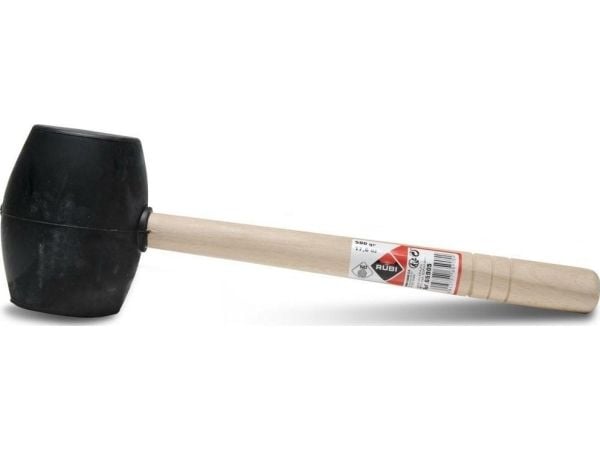 Gummihammer Rubi 65908 Sort 750 g