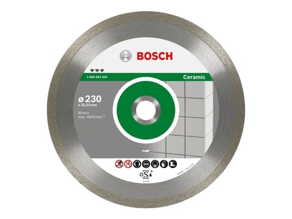 Bosch Best for Ceramic - Diamantskjæreplate - for keramisk - 230 mm