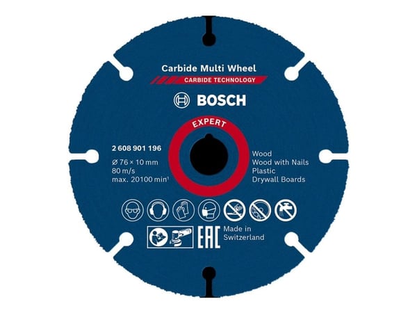 Bosch SKÄRDISK MULTIHJUL 76X10MM HM