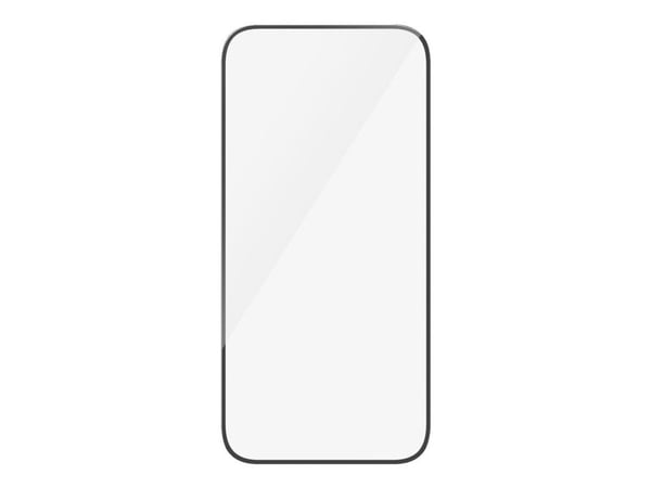 PanzerGlass - Skjermbeskyttelse for mobiltelefon - ultravid passform med EasyAligner - glass - rammefarge svart - for Apple iPhone 15