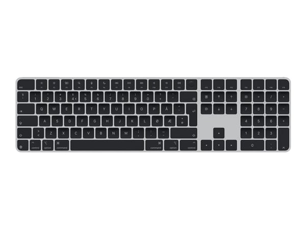 Apple Magic Keyboard with Touch ID and Numeric Keypad - Tastatur - USB-C - trådløs - Bluetooth - QWERTY - Norsk - svarte nøkler