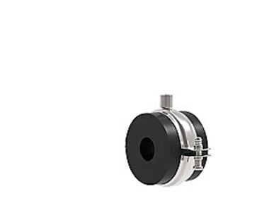 Isoglobal rørbærer RF 114x25 - Inklusiv galvaniseret HD bøjle, M12/M16/1/2'', Til køl