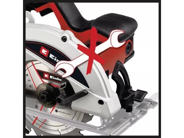 Einhell TC-CS 1250, Tre, Sort, Rød, 16,5 cm, 5500 RPM, 5,5 cm, 1,6 cm