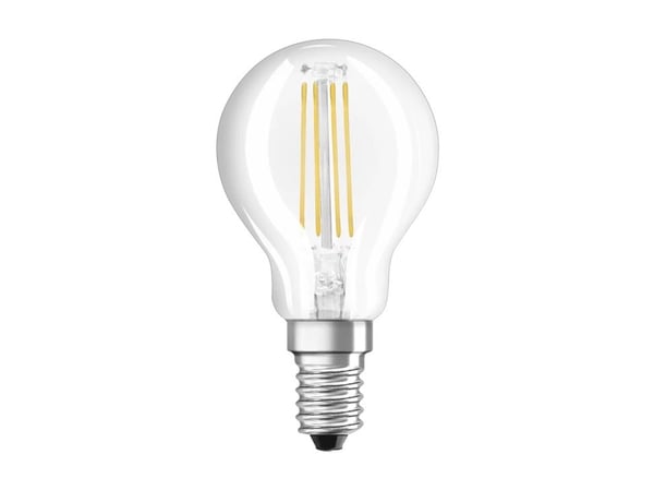 OSRAM LED SUPERSTAR - LED-filamentlyspære - form: P45 - klar finish - E14 - 6.5 W (ekvivalent 60 W) - klasse E - varmt hvitt lys - 2700 K