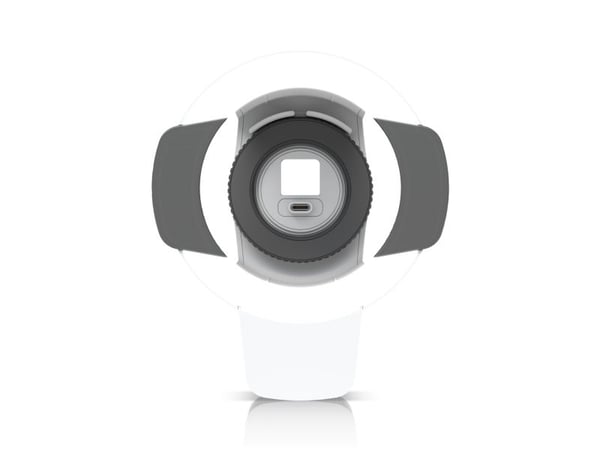 Ubiquiti UniFi AI Enhancer - Infrarød / LED-komboilluminator - med radar - DC 5 V - 15 watt - hvit
